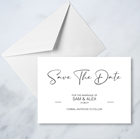 Picture of Mia Save the Date in White