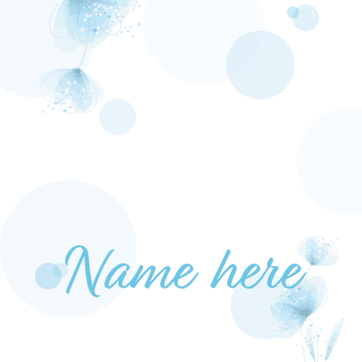 Picture of Harper in Blue Place Settings (Data Merge)