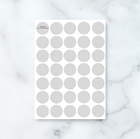 Picture of Emma Stickers in White - Date