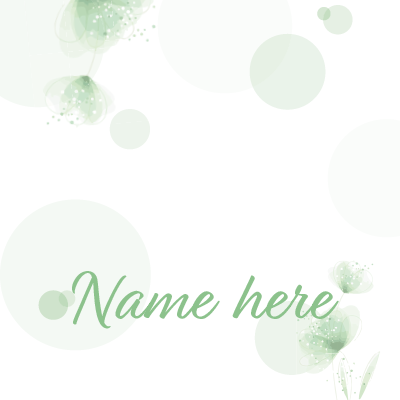 Picture of Harper in Green Place Settings (Data Merge)