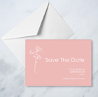 Picture of Naomi Save the Date in Pink