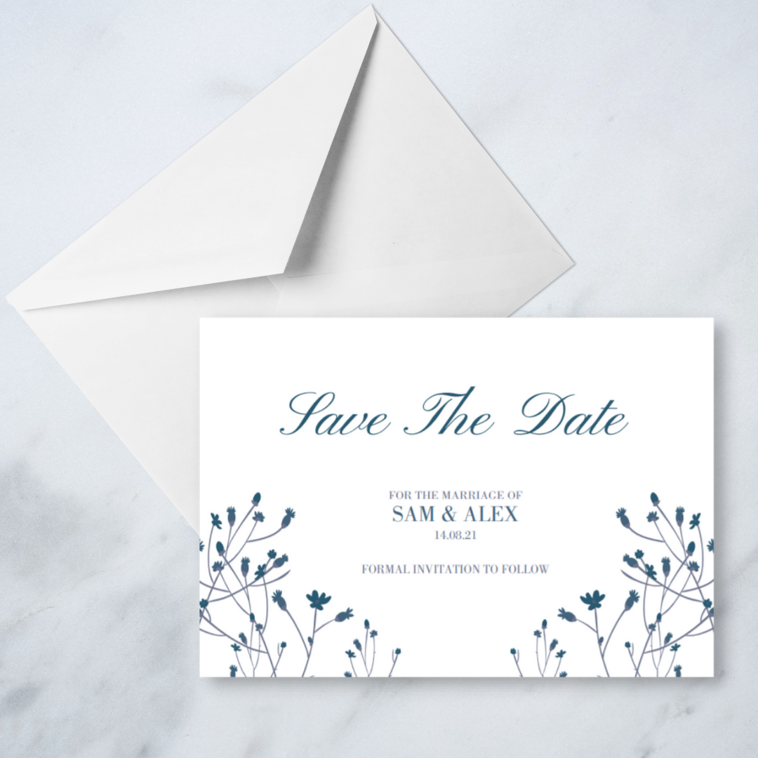 Picture of Alice Save the Date in Blue