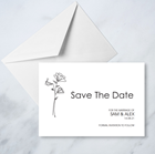 Picture of Naomi Save the Date in White