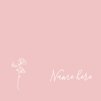 Picture of Naomi in Pink Place Settings (Data Merge)
