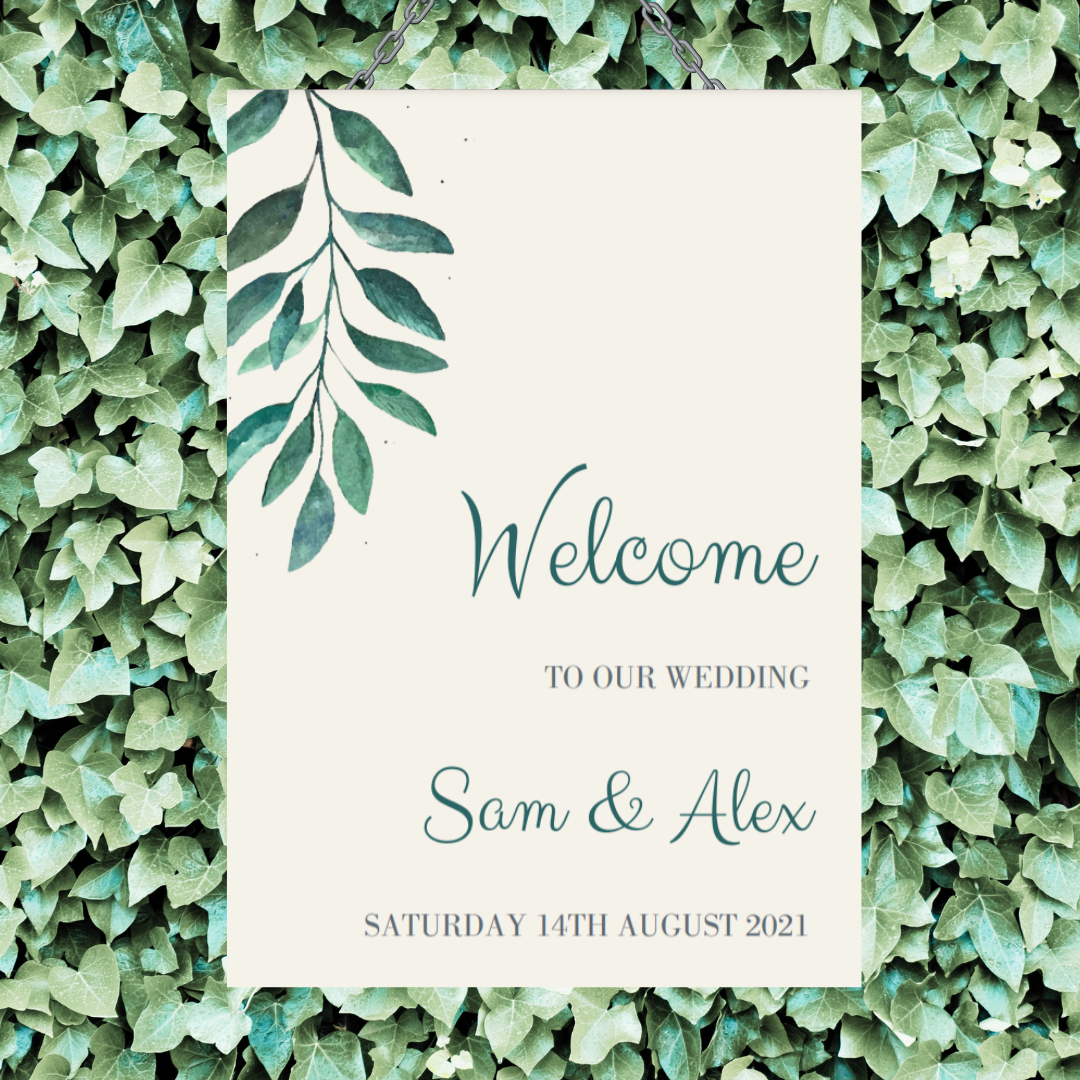 Picture of Ella A1 Welcome Sign